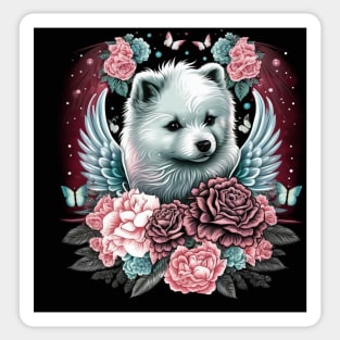 Angelic Samoyed Sticker